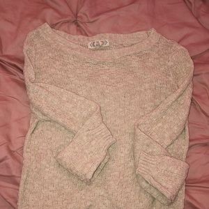 Long sleeve knitted sweater